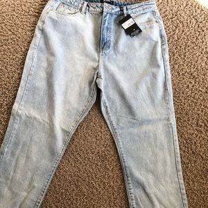 Brand new missguided jeans with side split
